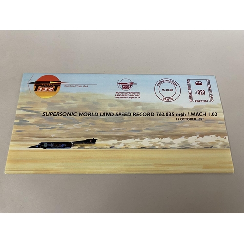 60 - Thrust Supersonic Car, Boxed & FDC