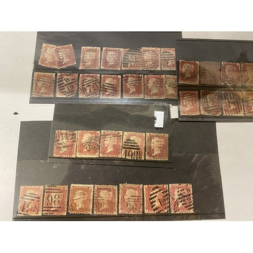 8 - Quantity of x54 Used Penny Red Stamps