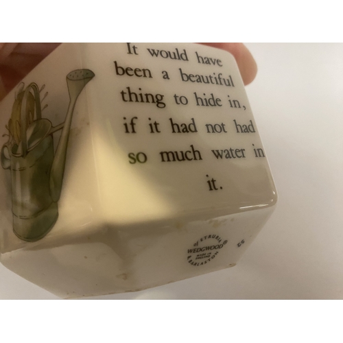 53 - Wedgwood Hexagonal Money Box