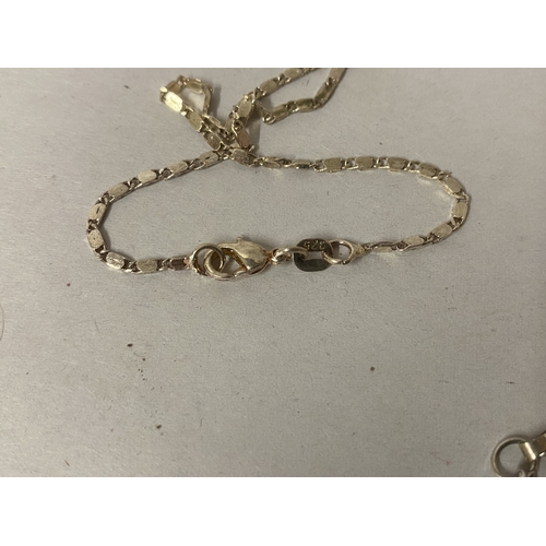 123 - 925 Silver Opalite Pendant & Chain