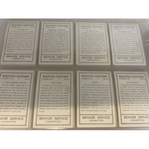 243 - Set of Senior Service Cigarette Cards - Beautiful Scotland