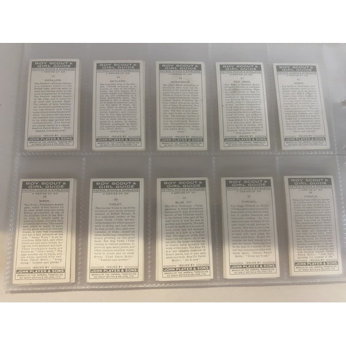 245 - Set of Players Cigarette Cards - Boy Scout & Girl Guide