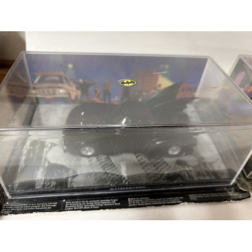 12 - 2 x Boxed Eaglemoss 'Batman' Vehicles