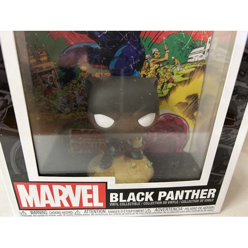 13 - Large Marvel Funko Pop Vlack Panther #18