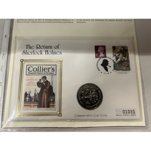 19 - Sherlock Holmes 1995 1 Crown Coin Cover