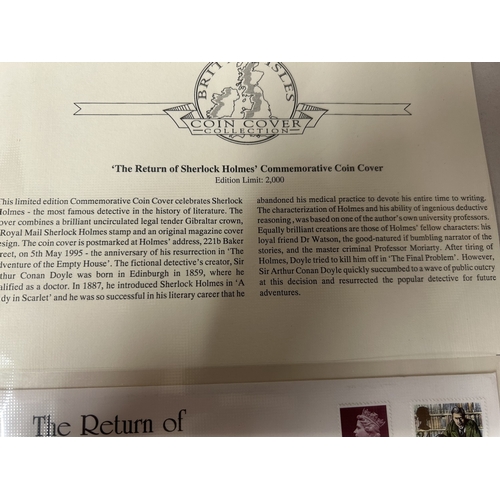 19 - Sherlock Holmes 1995 1 Crown Coin Cover