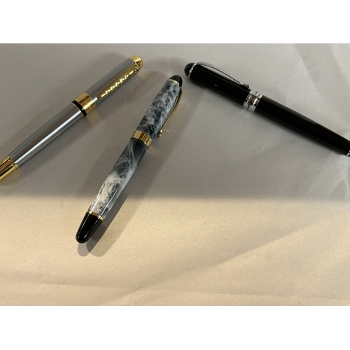 89 - 3 x Jinhao Luxury Pens with GP Nibs
