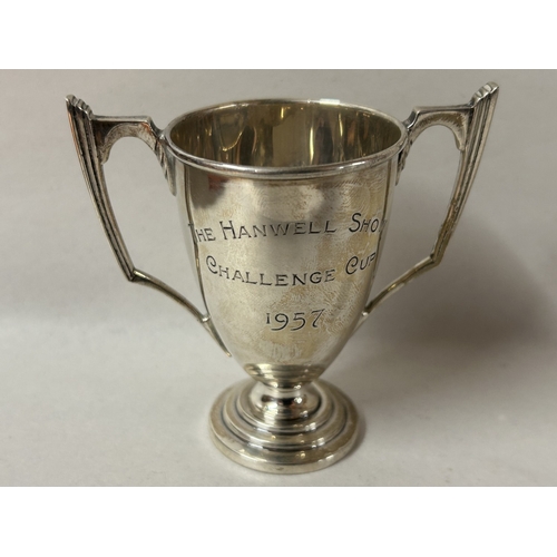 26 - Hallmarked Silver Trophy Cup (Engraved) - London 1951 - Weight 56g