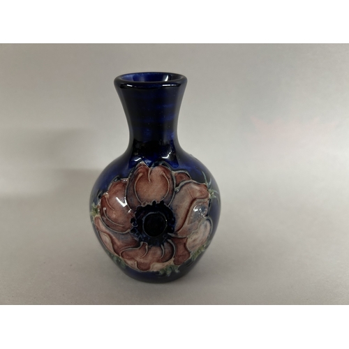 112 - Walter Moorcroft 9cm Anemone Vase