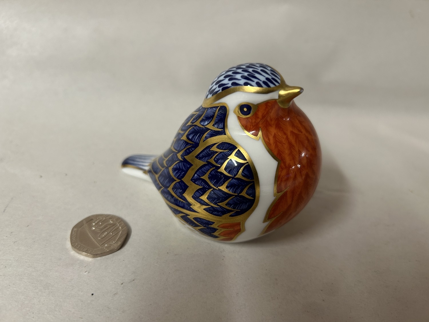 Royal Crown Derby Robin Paperweight