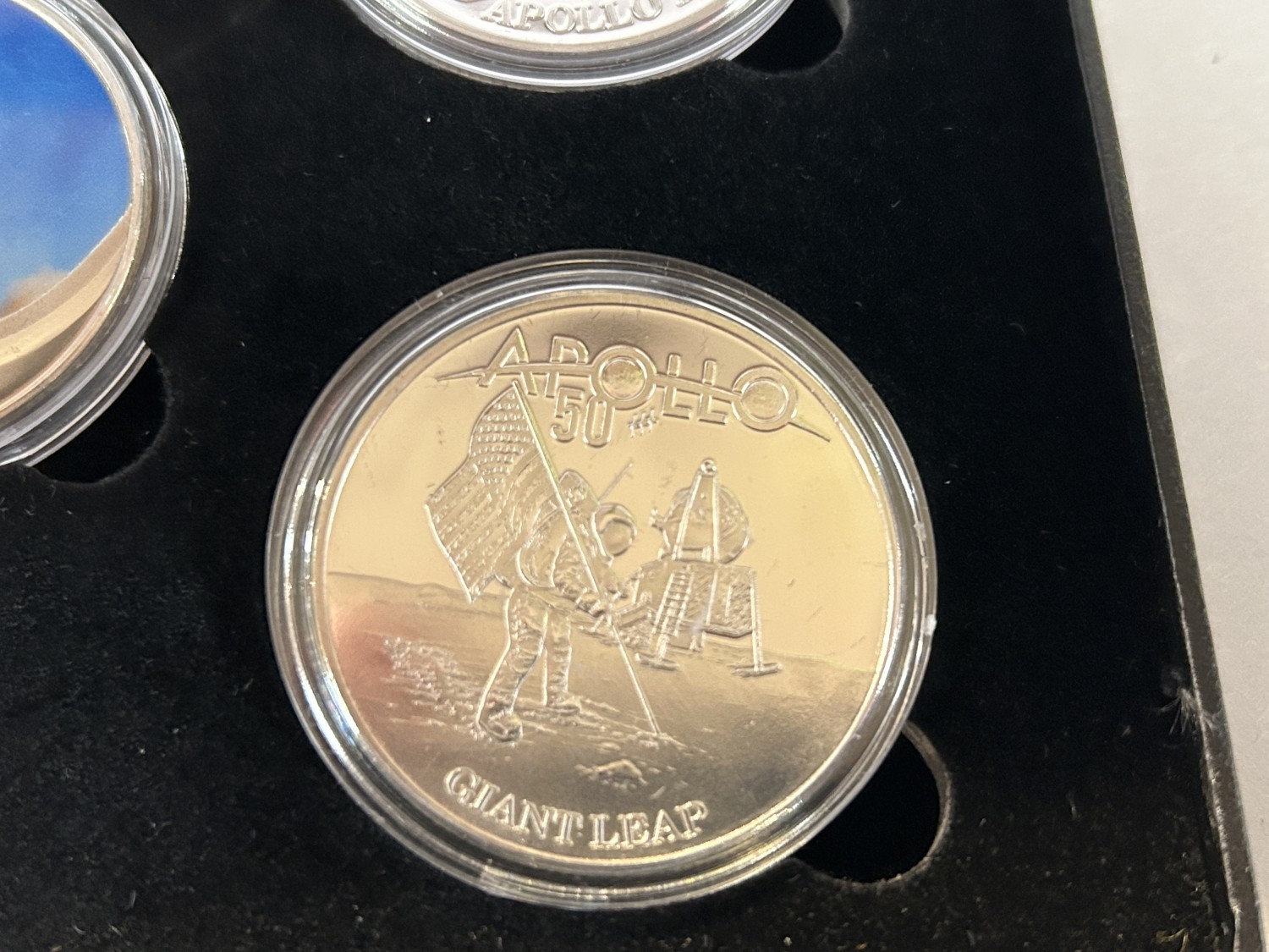 Apollo 11 Commemorative Coins x 5