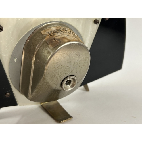 227 - Metamec Art Deco Clock - Untested & No Key