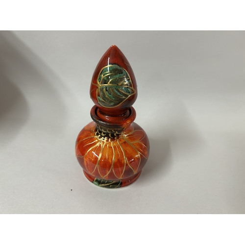 7 - Anita Harris Perfume Bottle - Sunflower Design - Gold Signed