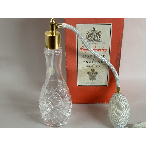 132 - Royal Brierley Boxed Perfume Atomiser