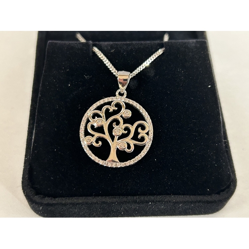 201 - 925 Silver Tree of Life Pendant Necklace
