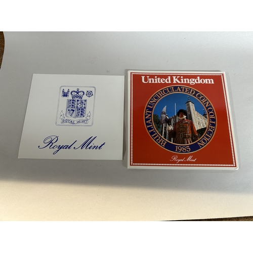 142 - Royal Mint UK 1985 Proof Coin Pack