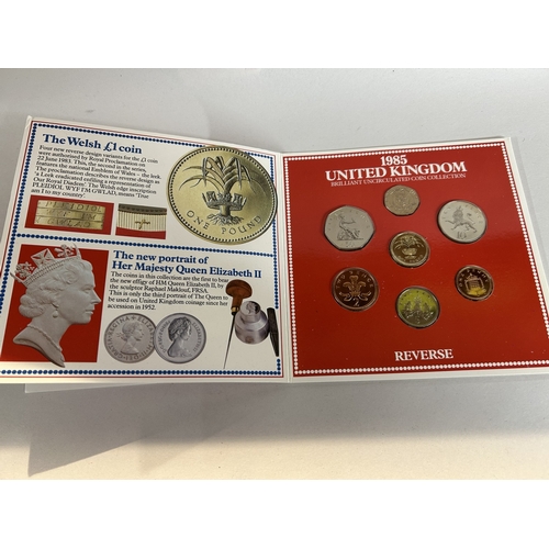142 - Royal Mint UK 1985 Proof Coin Pack