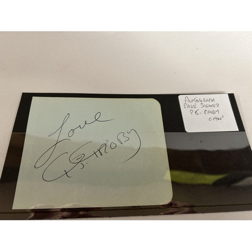 147 - Signed P J Proby Autograph Page - Original