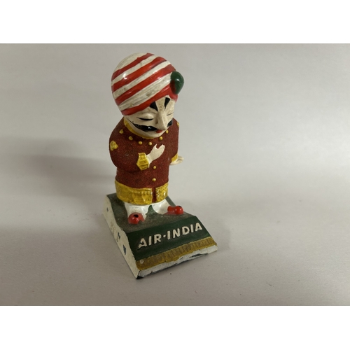 150 - Maharaja Air India Plaster Figure with Wear