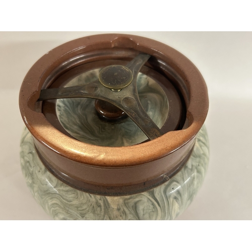 167 - Antique Ceramic Tobacco Jar