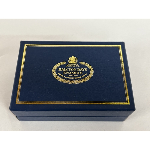 53 - Halcyon Days 1992 Trinket Pot, Boxed