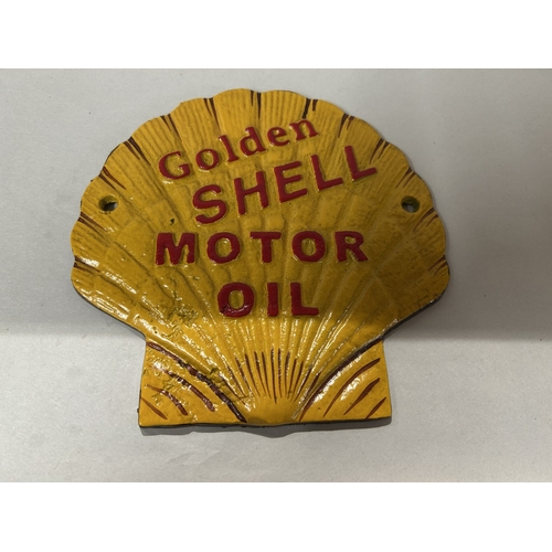 158 - Cast Metal Shell Sign - 7