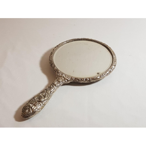 46 - HM silver backed mirror