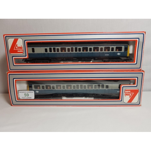 59 - 2 Boxed Lima carriages