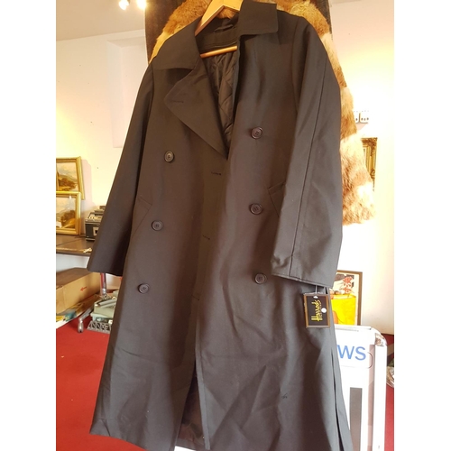 48 - Black trench coat from Harrods complete with tags