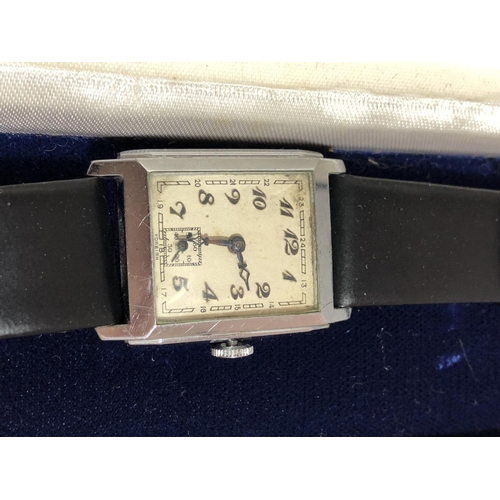 154 - Boxed Nichel chemo watch