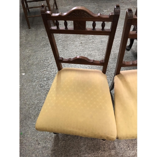 303 - 5 Balloon back chairs and 3 others