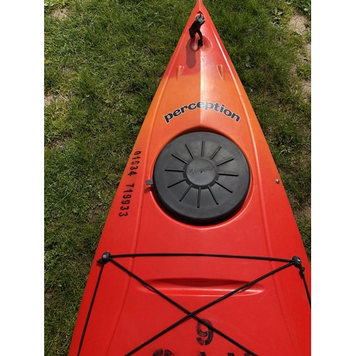 342 - ORANGE ACADIA KAYAK