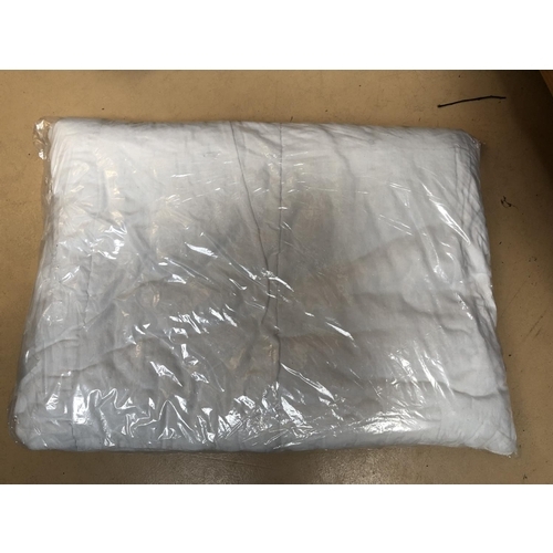 3 - LARGE QUANTITY OF CLEAN DUVETS AND DUVETS IN BLUE BAGS