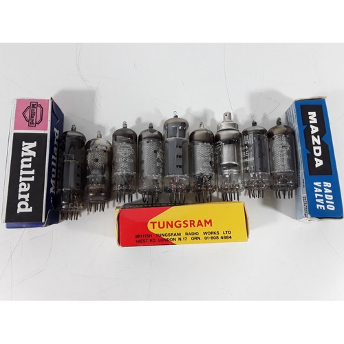 174 - Qty of various radio valves