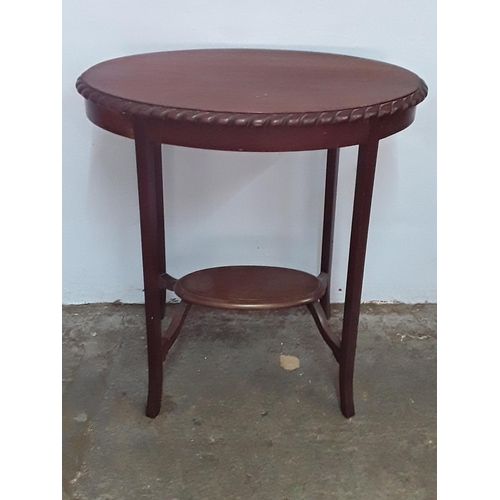 313 - Antique 2 tier table