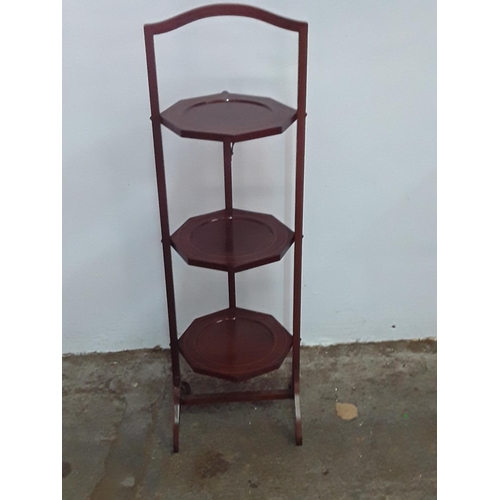 314 - 3 Tier folding cake stand