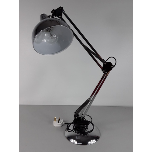 61 - Chrome angle poise lamp