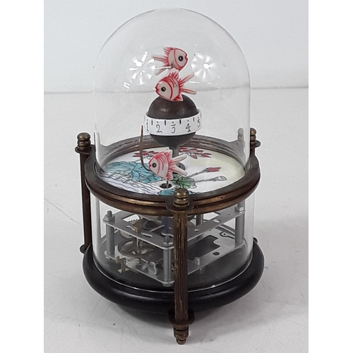 26 - Glass fish dome clock