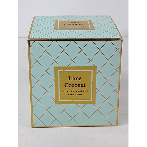 27 - Lime and coconut candle