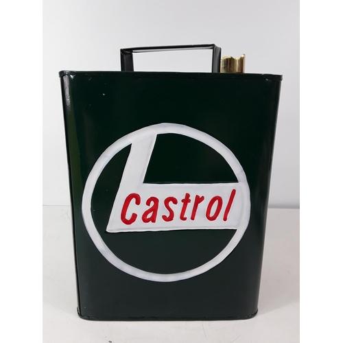 41 - Castrol oil can