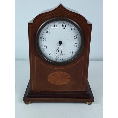 420 - Antique mahogany cased clock