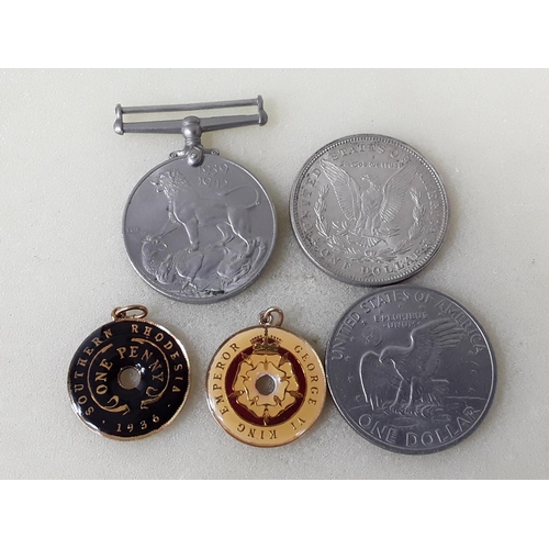 471 - Medal, coins and enamel coins