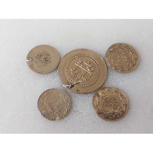 469 - Indian high carot gold coins 10.3g