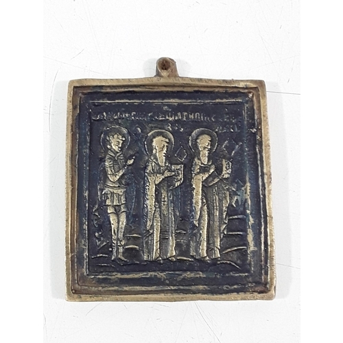 656 - Cast bronze icon