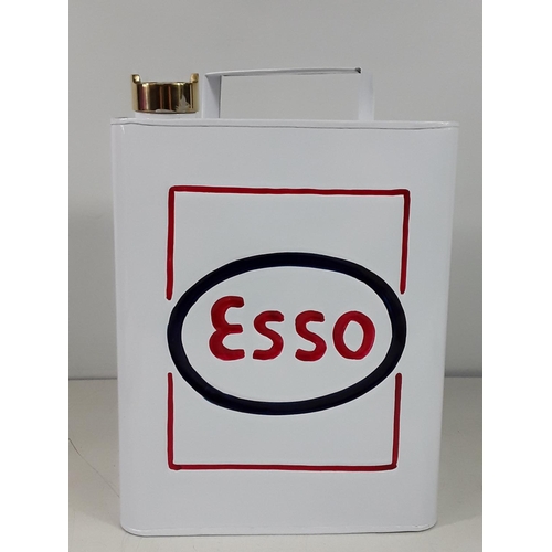 61 - Esso fuel can with brass cap