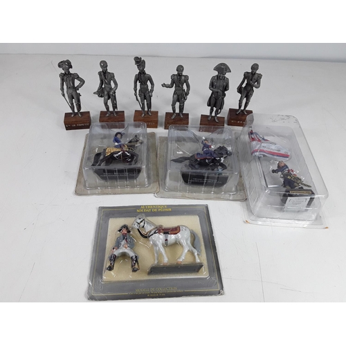 91 - Box of various cast metal figures