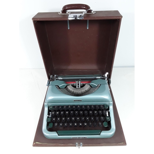 177 - Cased typewriter