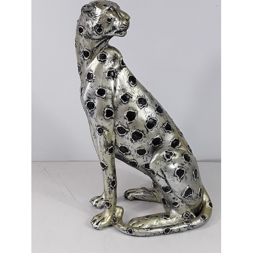 42 - Figure of a leopard approx 16 inches tall