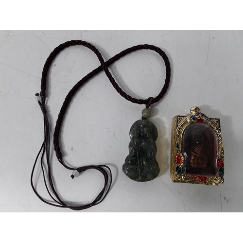 320 - 2 oriental religious items