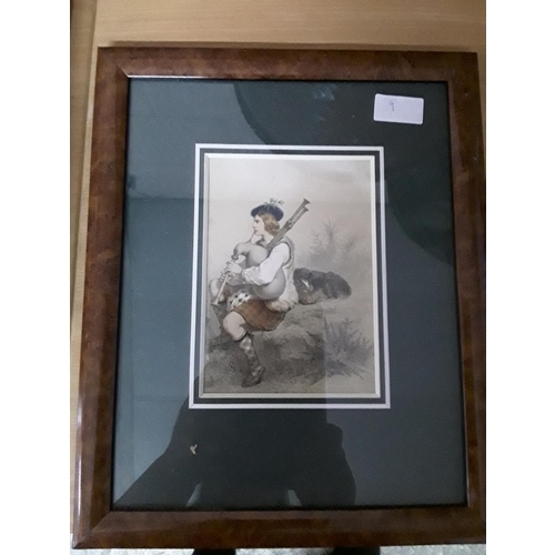 834 - Framed scottish print